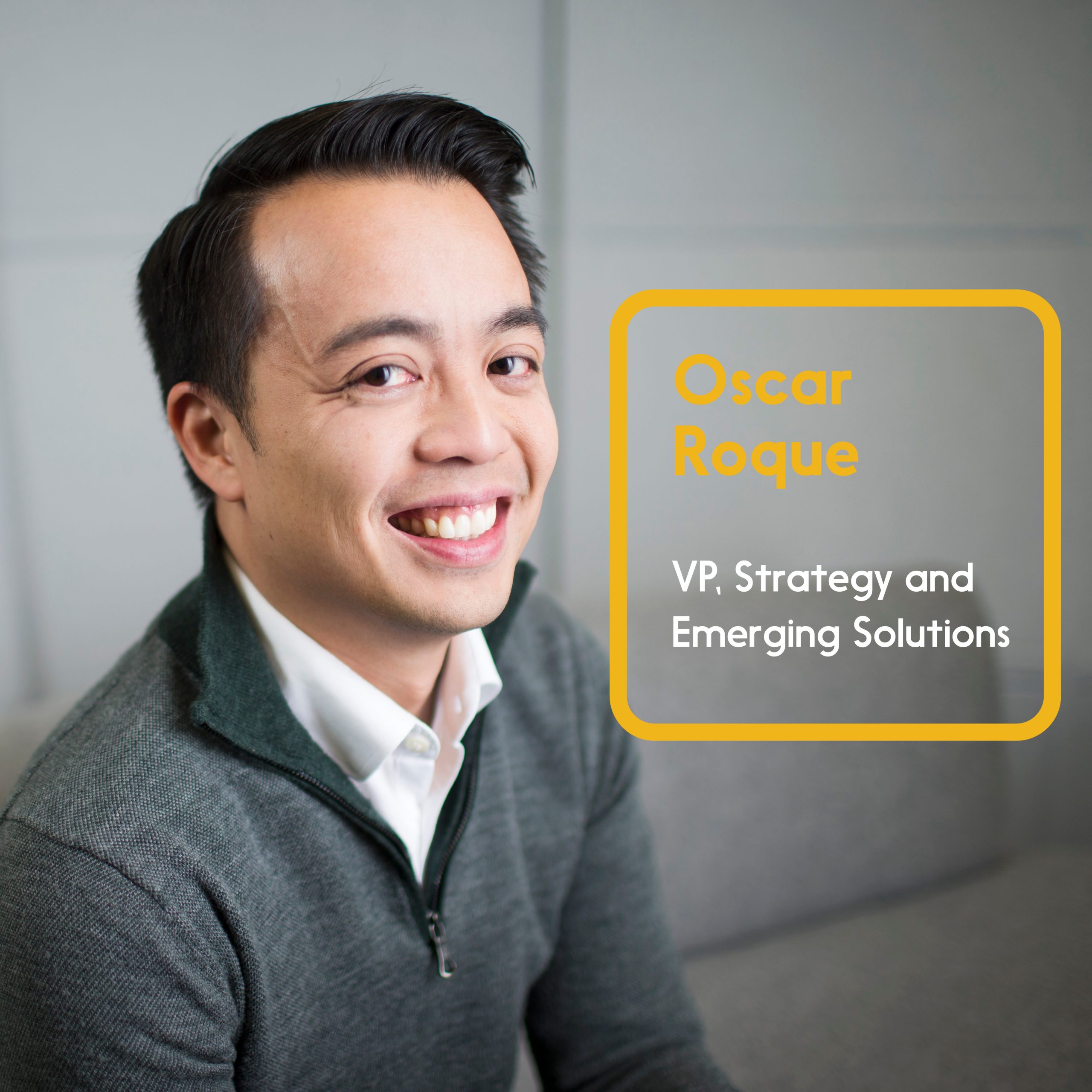 Oscar Roque, VP, Strategy and Emerging Solutions