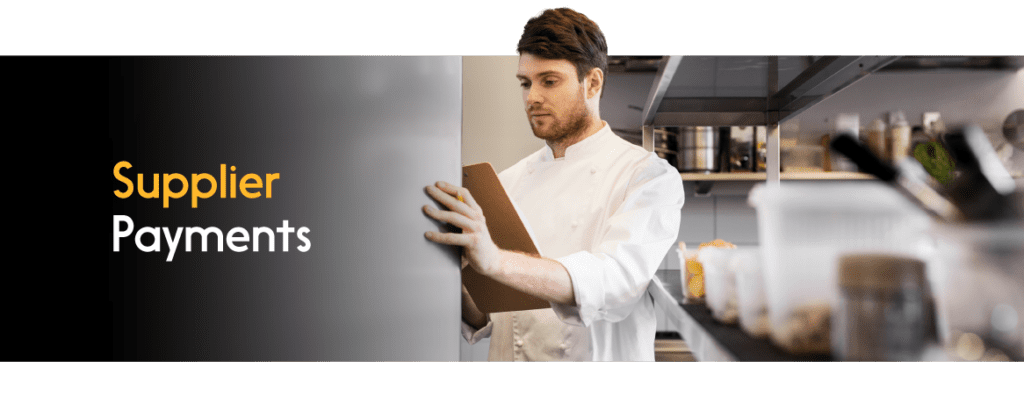 A chef going over his kitchen’s inventory