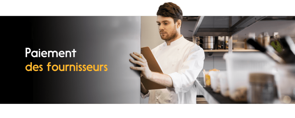 Un chef cuisinier vérifie l’inventaire de sa cuisine