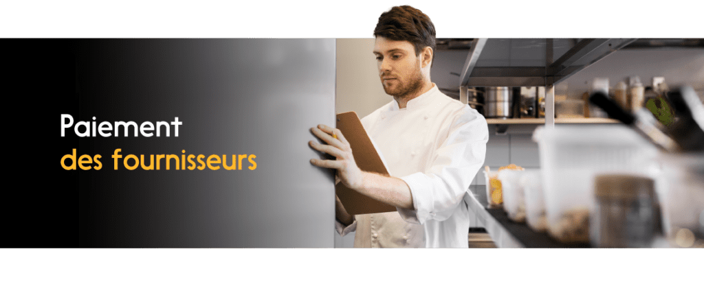 Un chef cuisinier vérifie l’inventaire de sa cuisine 