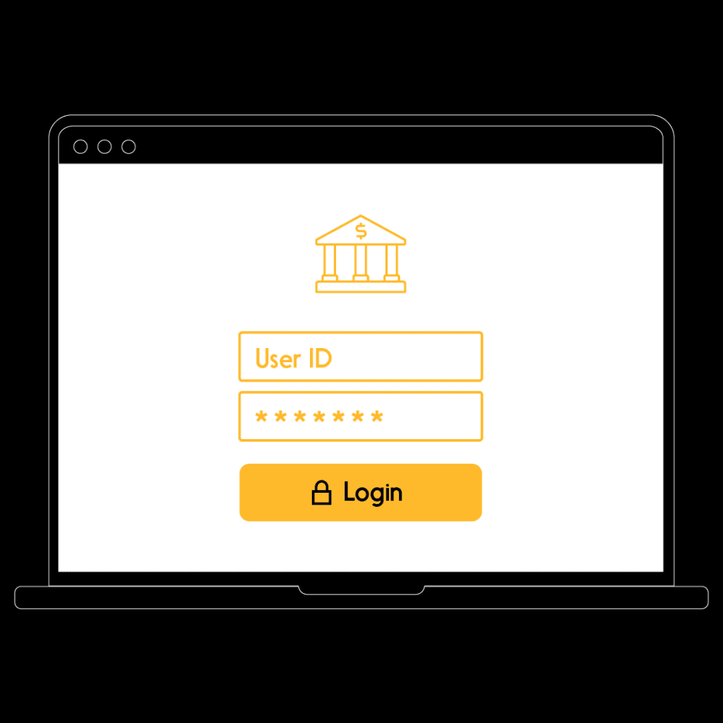 Image of online banking login