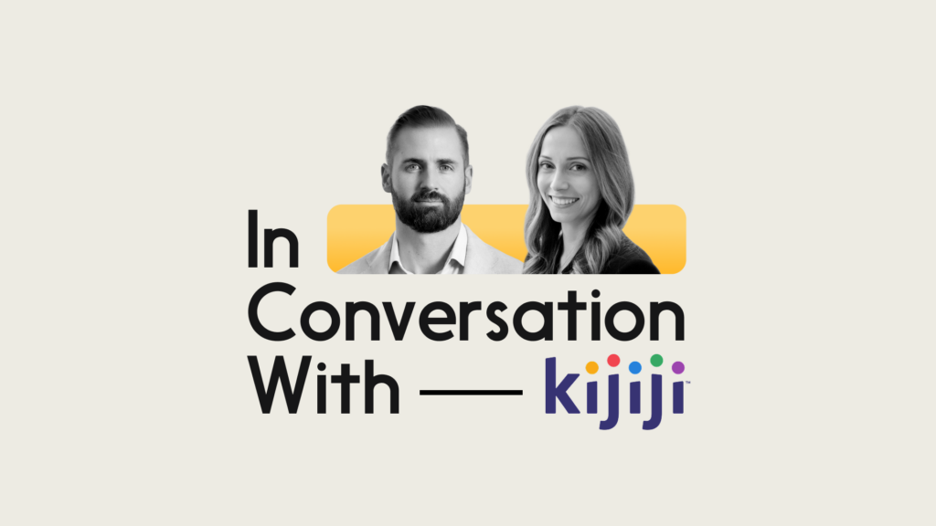 Photo collage: Giles Sutherland, Interac, and Amanda Zeffiro, Kijiji Quote: “We could have put up more walls, but that hurts the honest users.” —Amanda Zeffiro, Kijiji Quote: "[Digital verification] will be a true uplift to the whole economy.” —Giles Sutherland, Interac